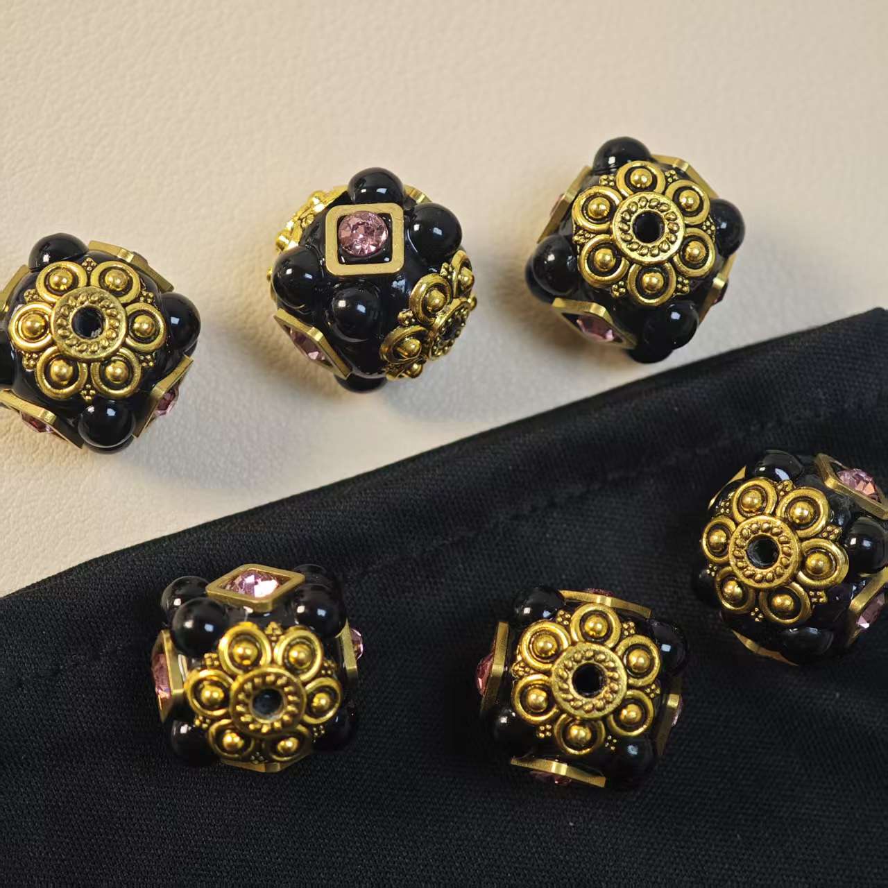 M030【2pcs】 Alloy beads