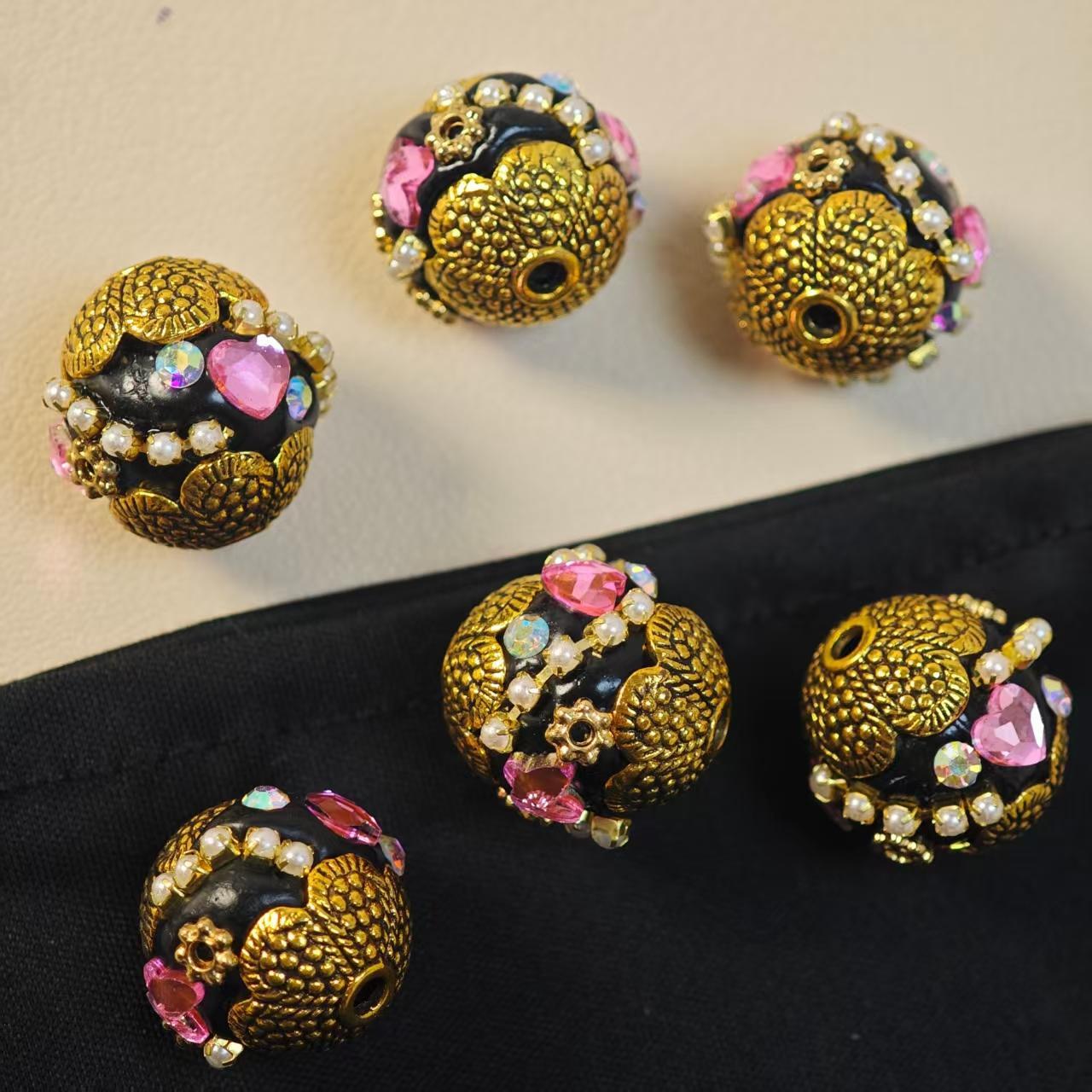 M032【2pcs】 Alloy beads