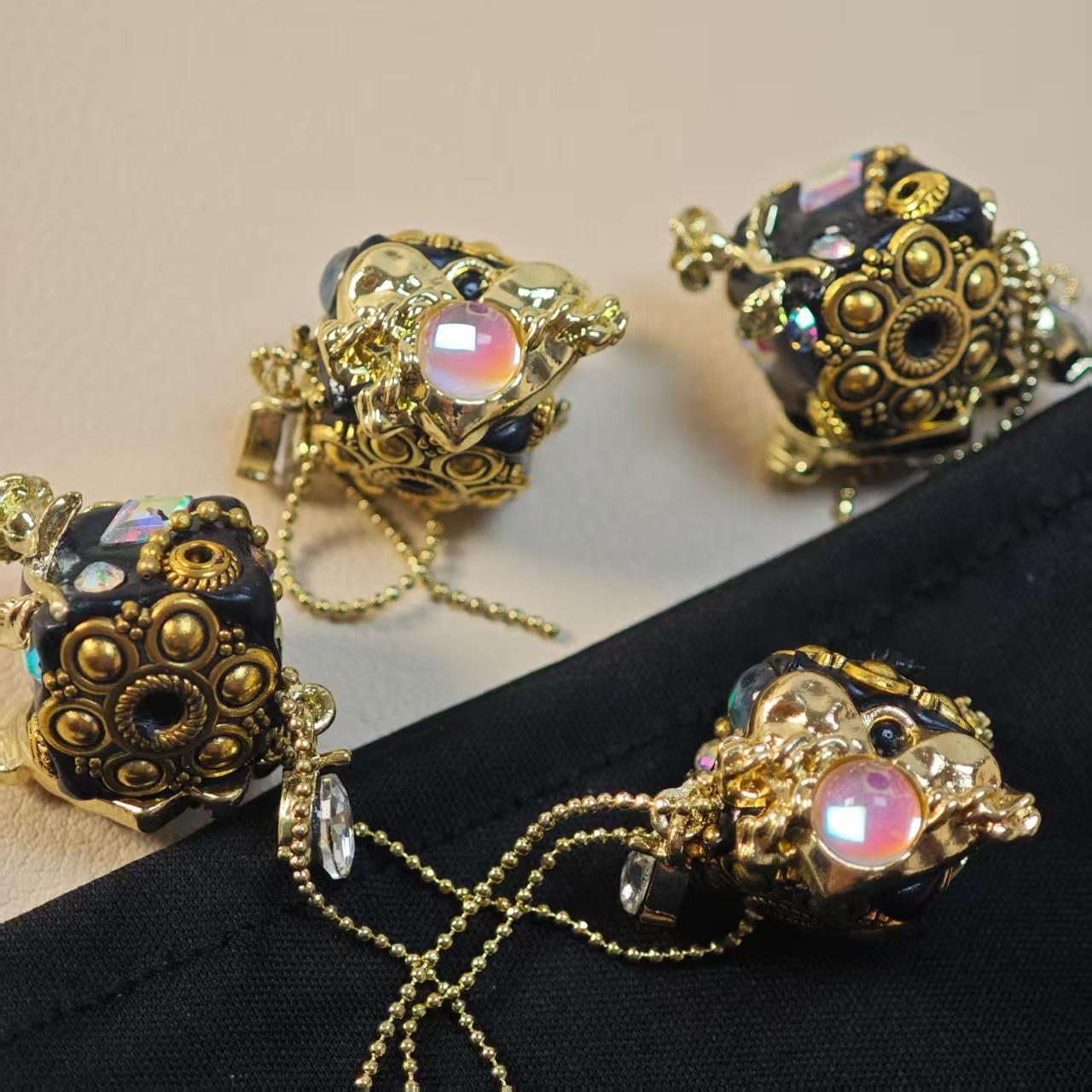 M034【3pcs】 Alloy beads