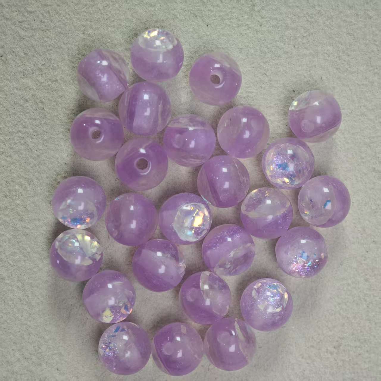 B035【25pcs】 8mm resin beads