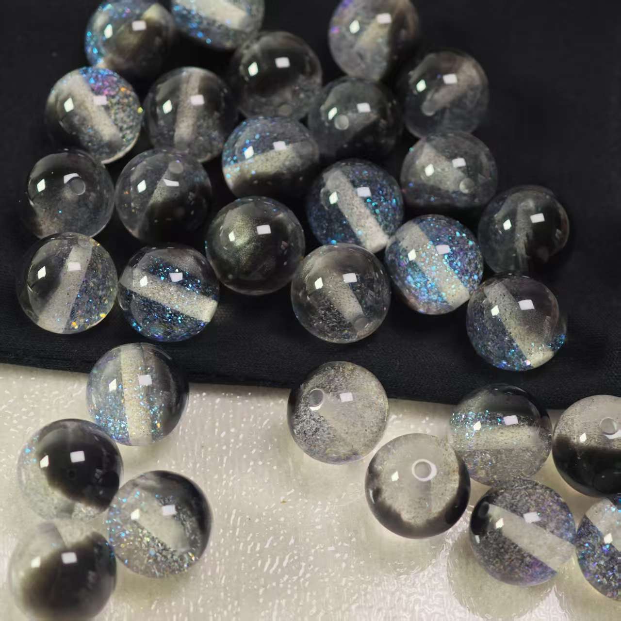 F052【50pcs】10mm resin beads