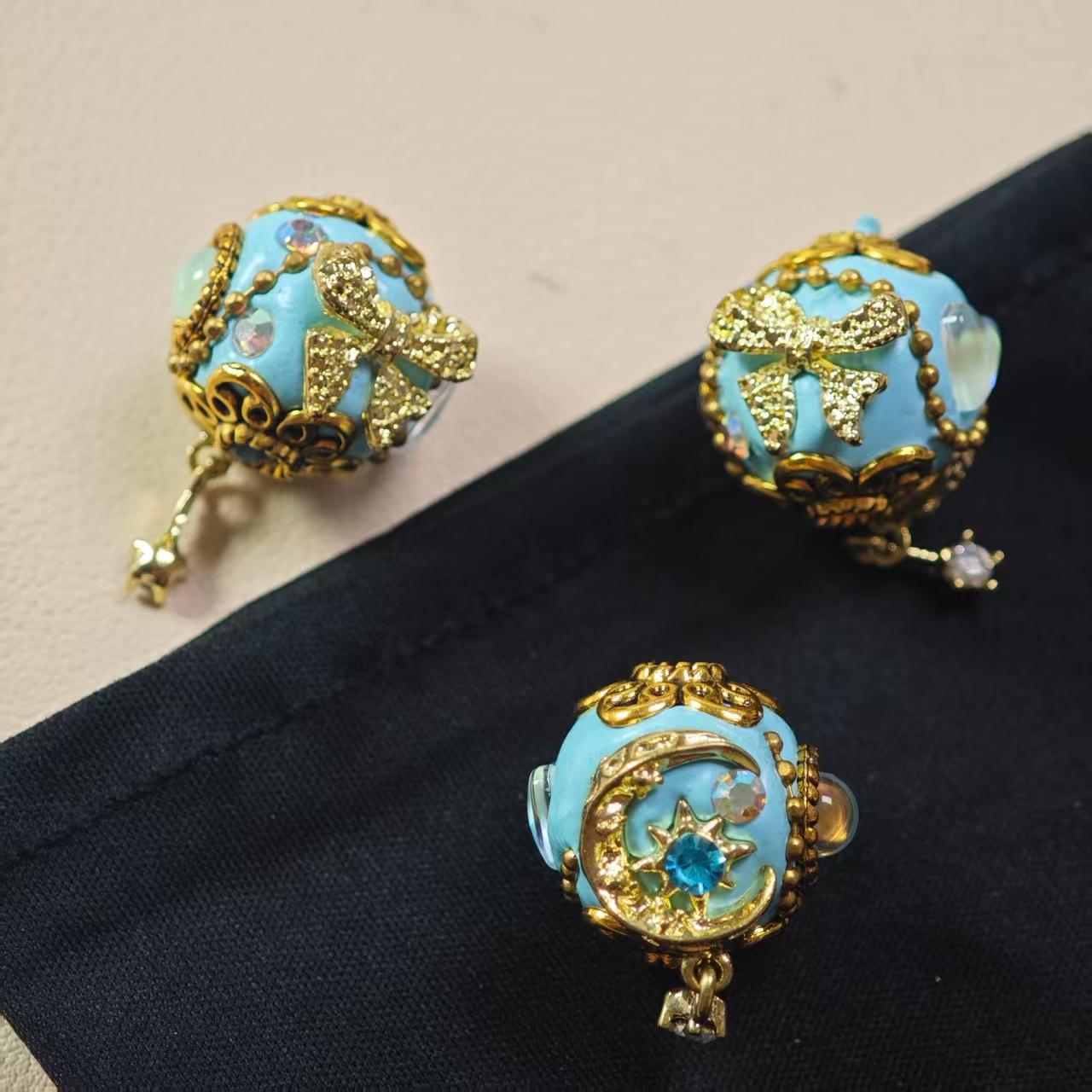 M052【2pcs】 Alloy beads