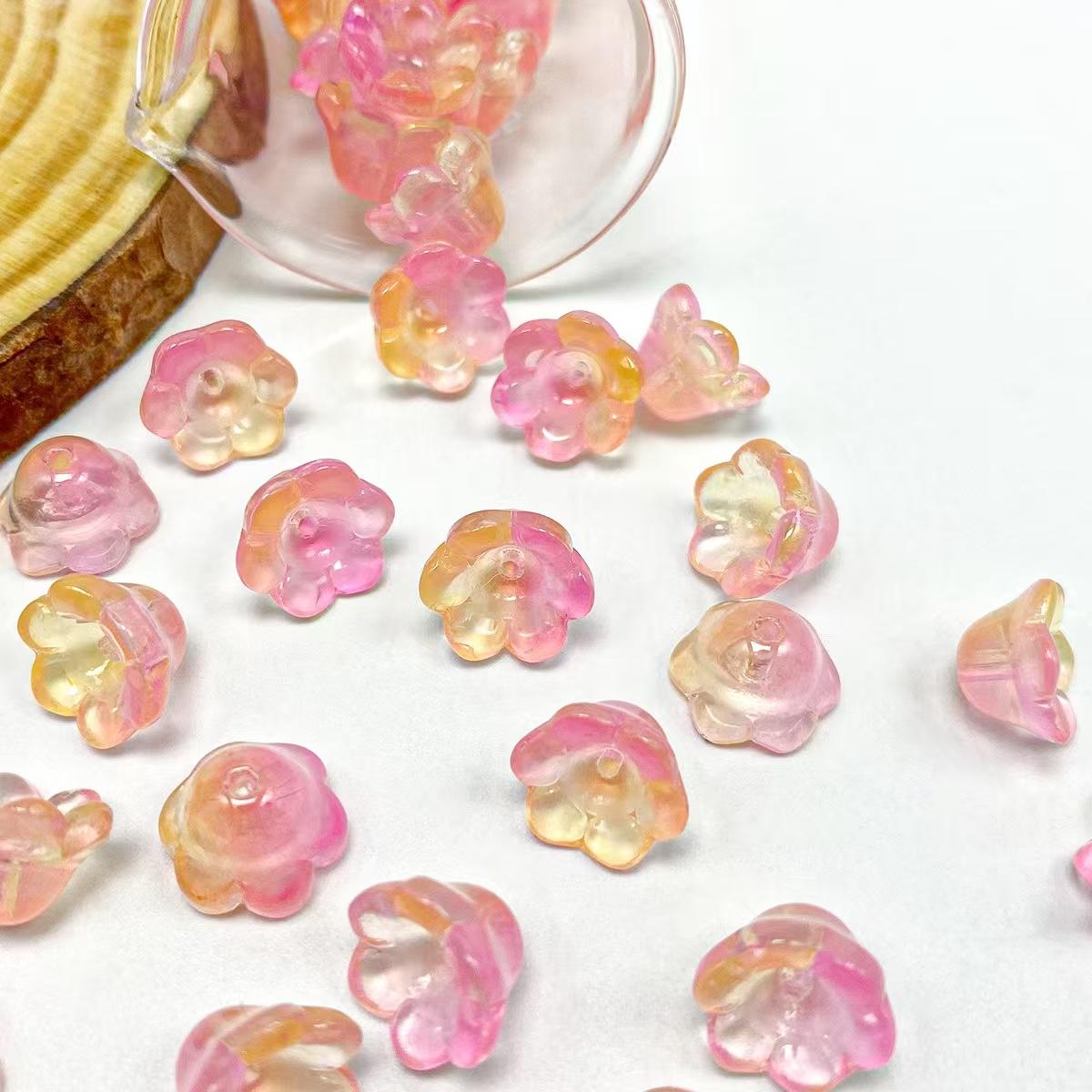 H063【50PCS】7*12mm glass beads