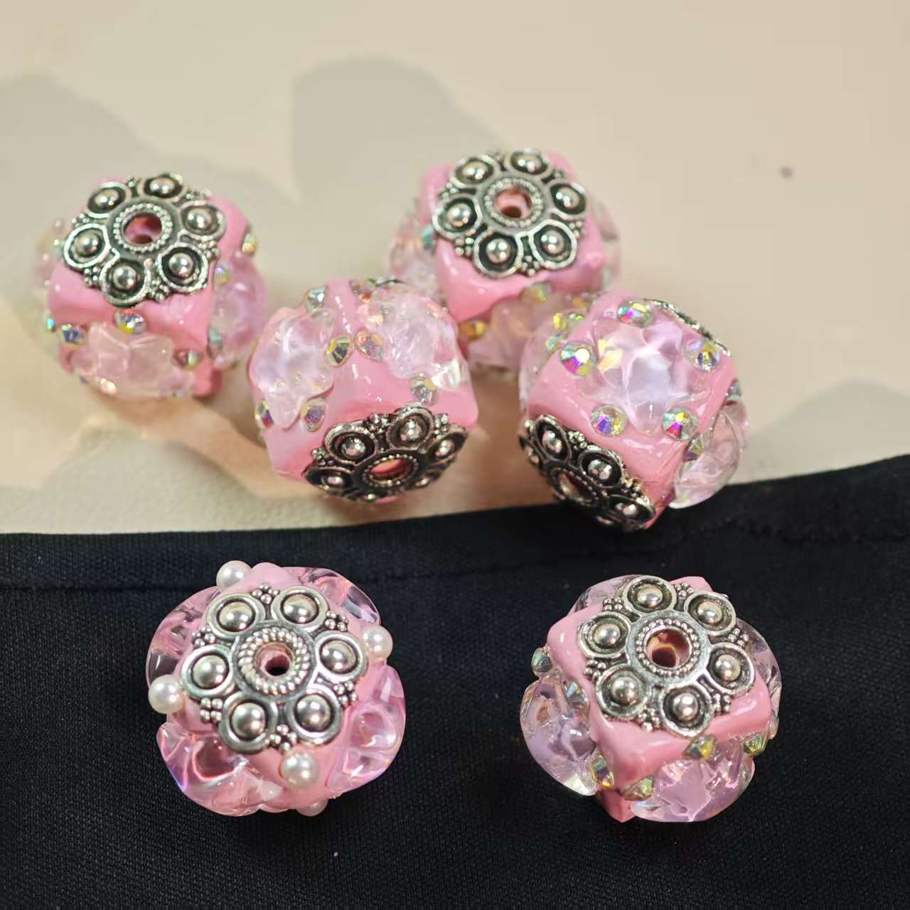 M064【2pcs】 Alloy beads