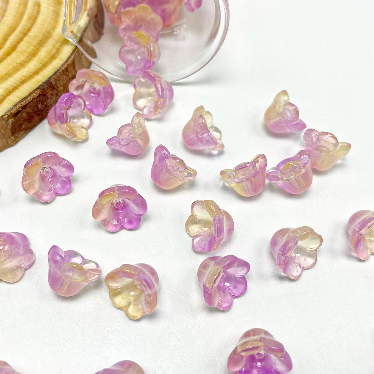 H065【50PCS】7*12mm glass beads