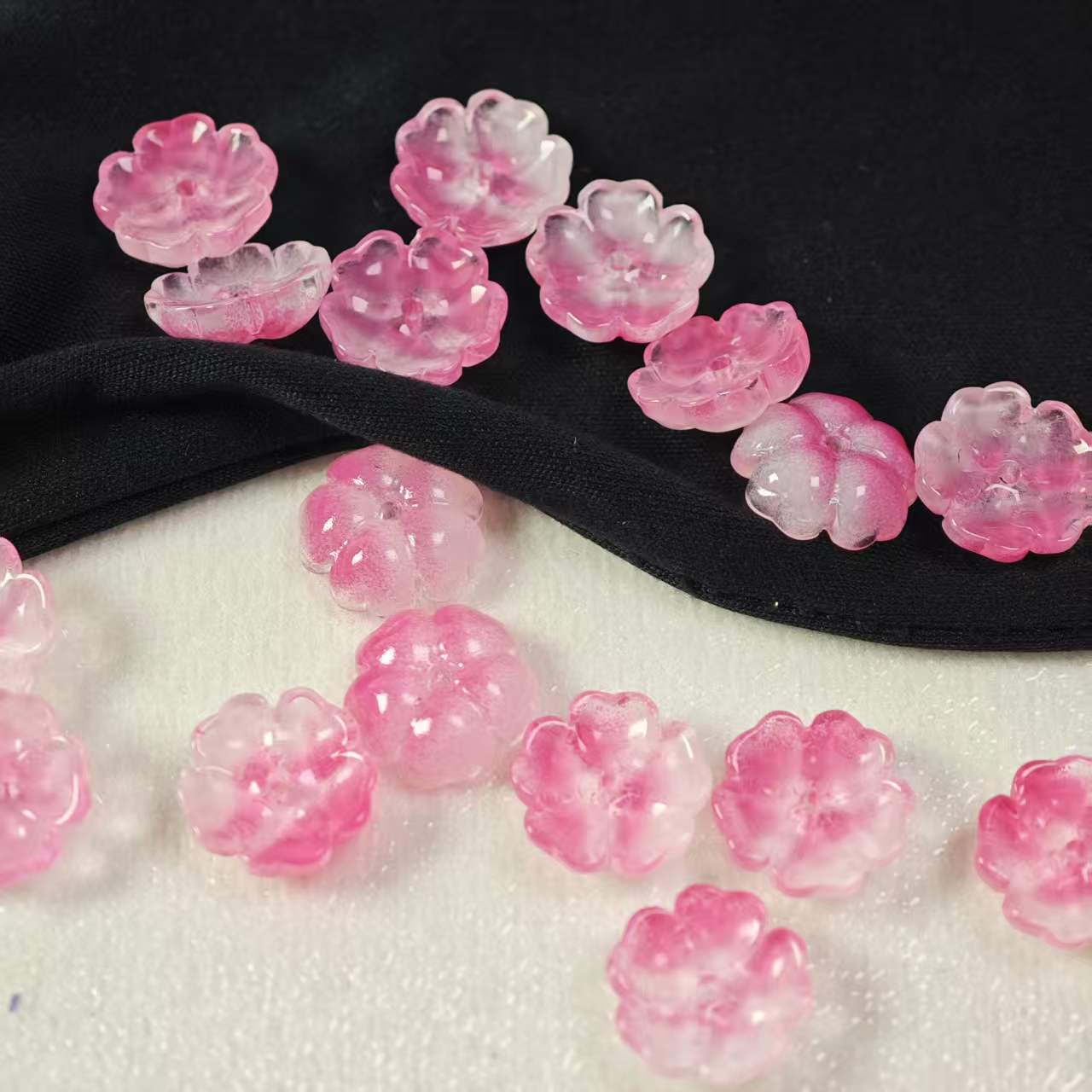 H085【25PCS】13mm glass bead