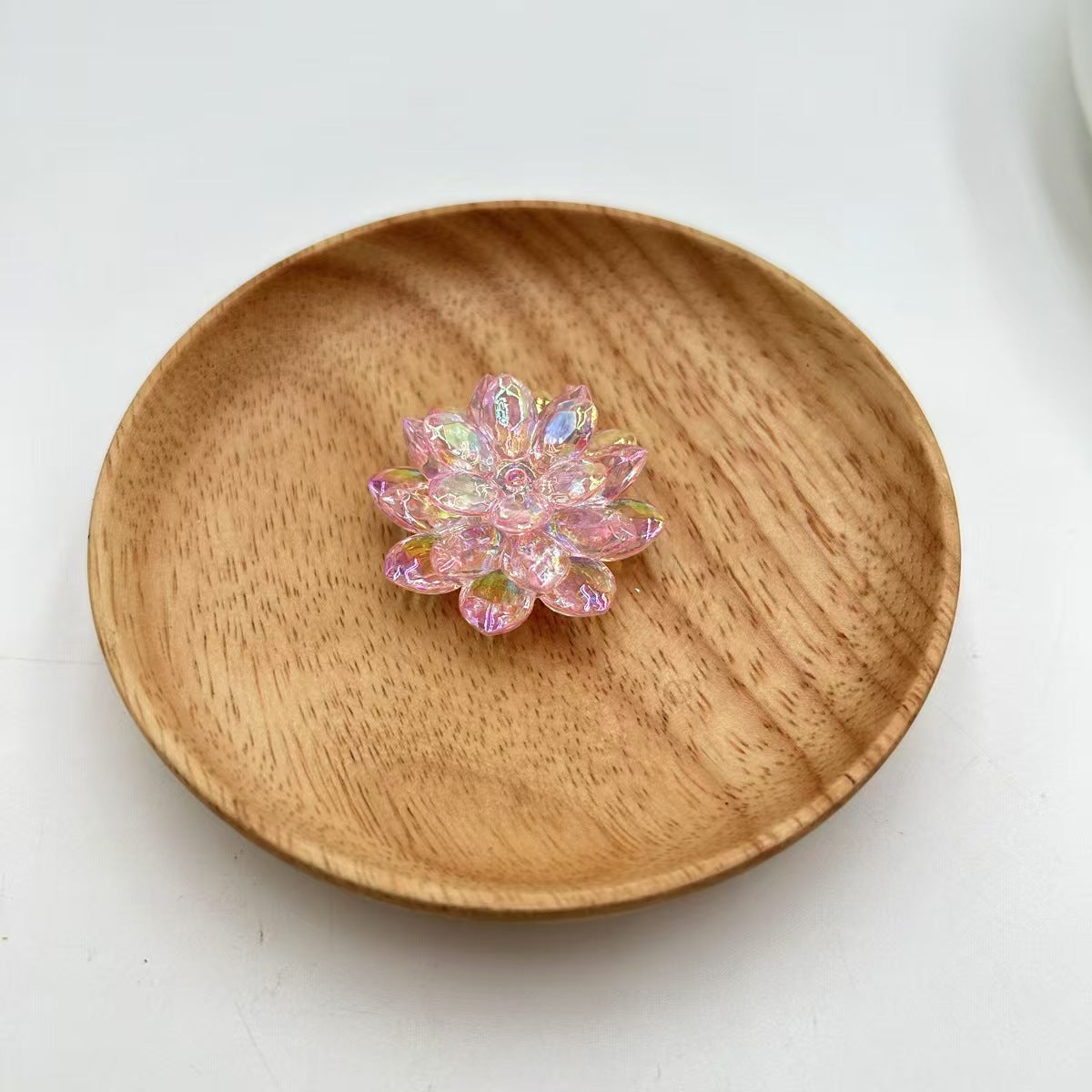 AJ230【2 Sets of Acrylic Three-Layer Lotus Beads