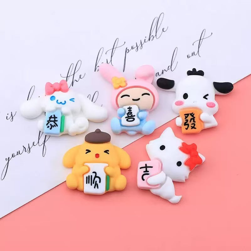 AJ295 27pcs "Gong Xi Fa Cai" Charms - San Lunar New Year DIY Craft Set