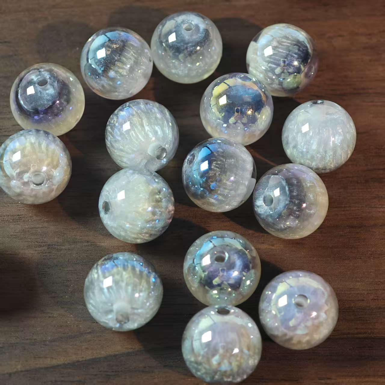 E166【10pcs】 16mm resin beads