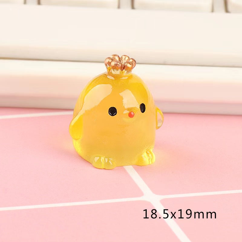 A0504 Crowned  Chicken 3D (luminous)-PRESALE