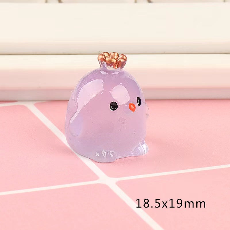 A0504 Crowned  Chicken 3D (luminous)-PRESALE