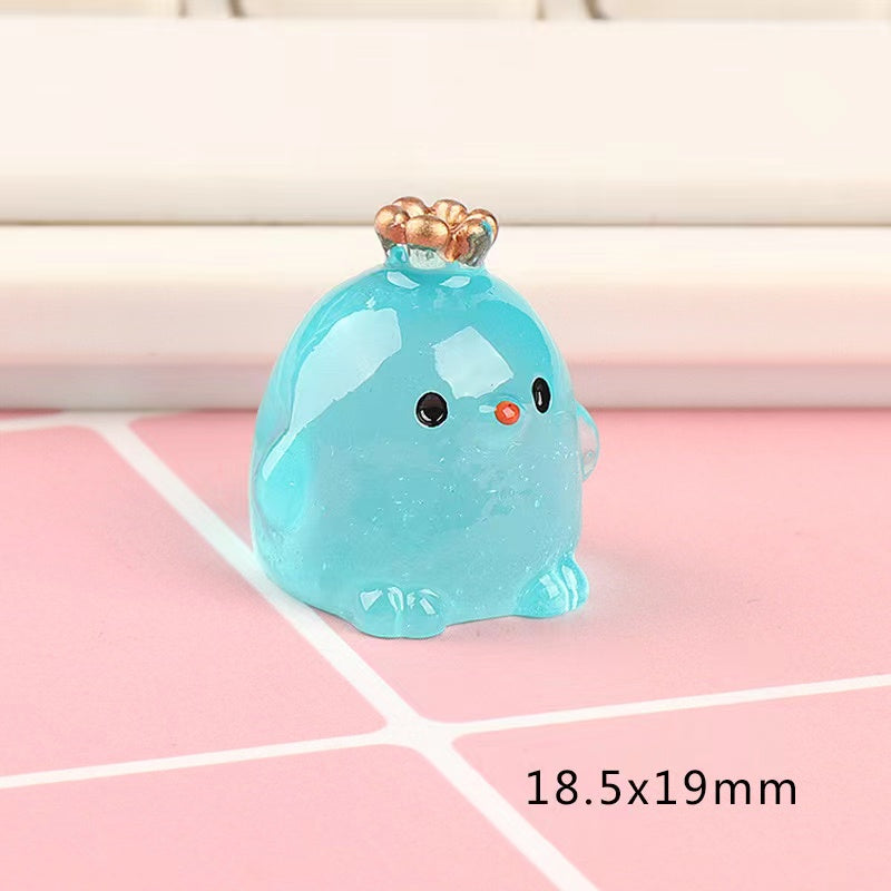 A0504 Crowned  Chicken 3D (luminous)-PRESALE