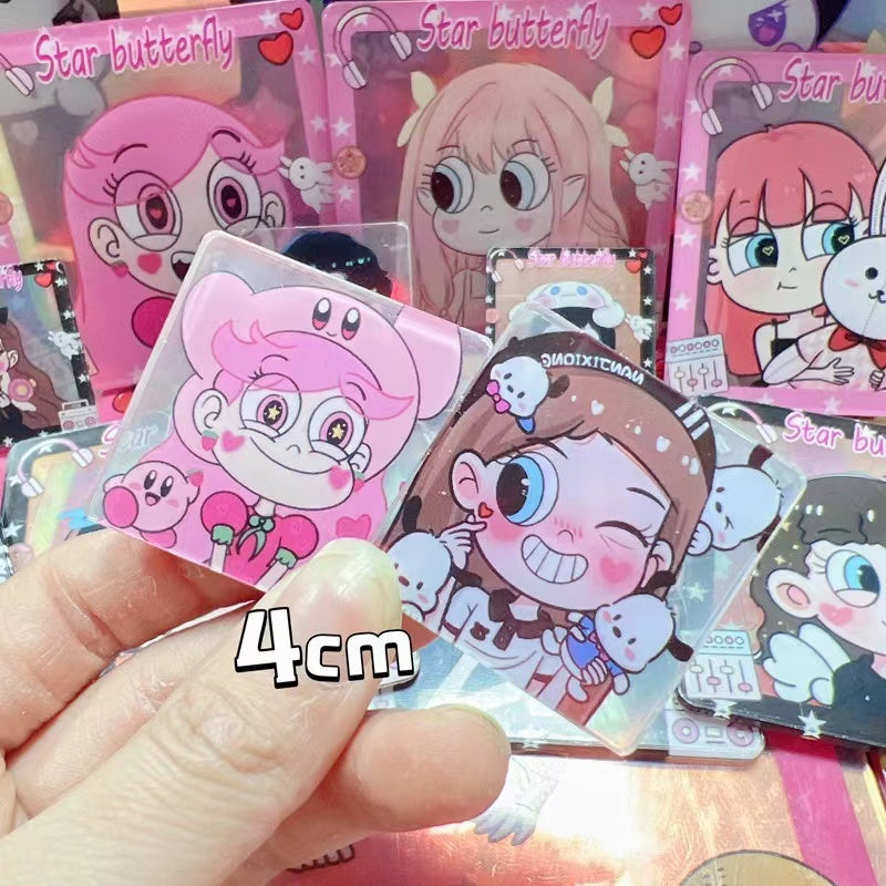 A0403 Star butterfly Acrylic tile(PRE-SALE)