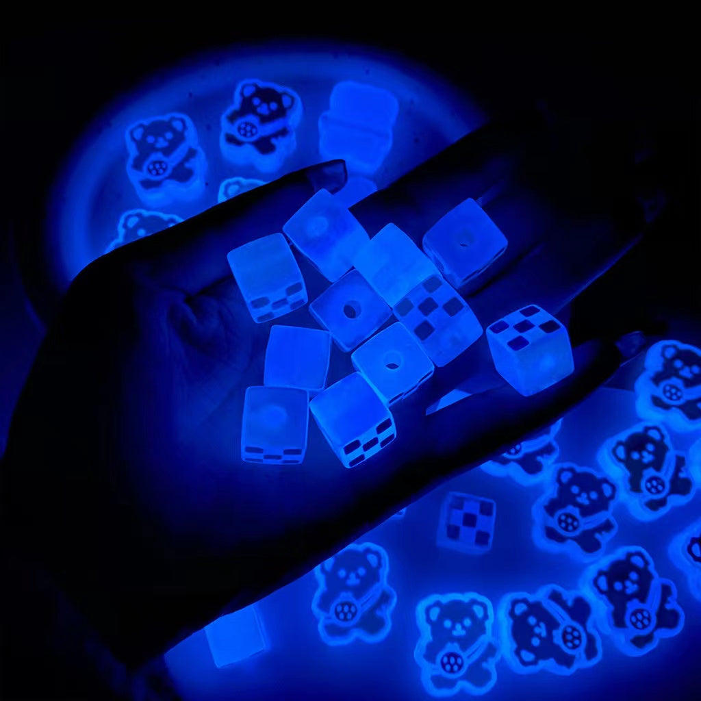 A0602 bear beads mix-luminous(pre-order)