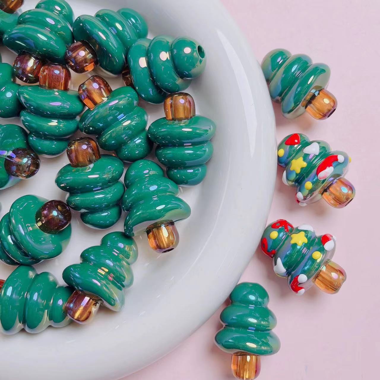A0629 Christmas tree beads(PRE-SALE)
