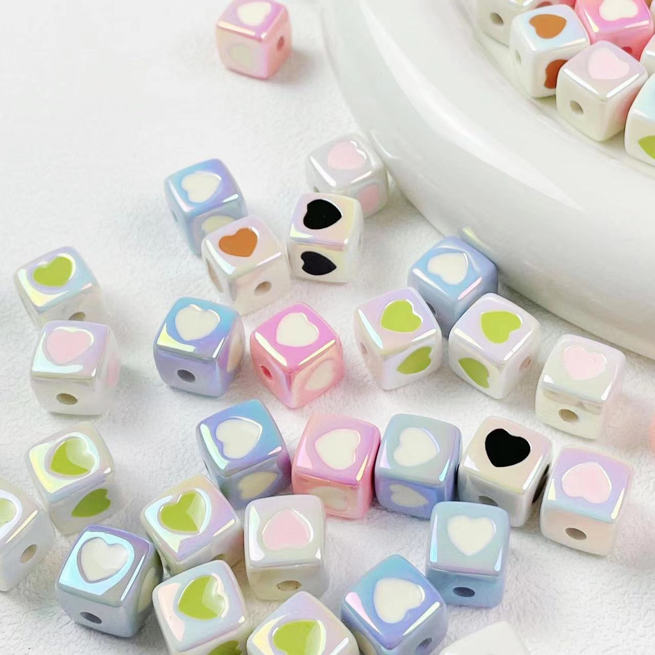 A0691 Love Block beads(PRE-SALE)