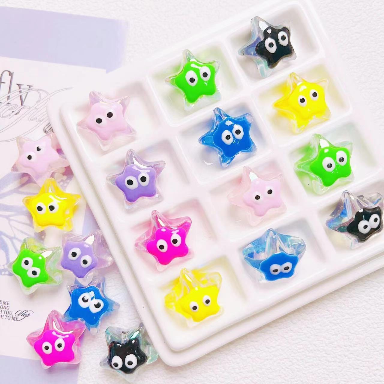 A0692 five-pointed star beads-luminous(PRE-SALE)