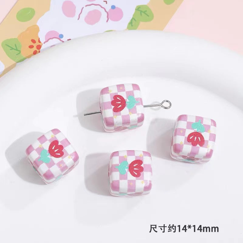 A0700 Flower block beads(PRE-SALE)