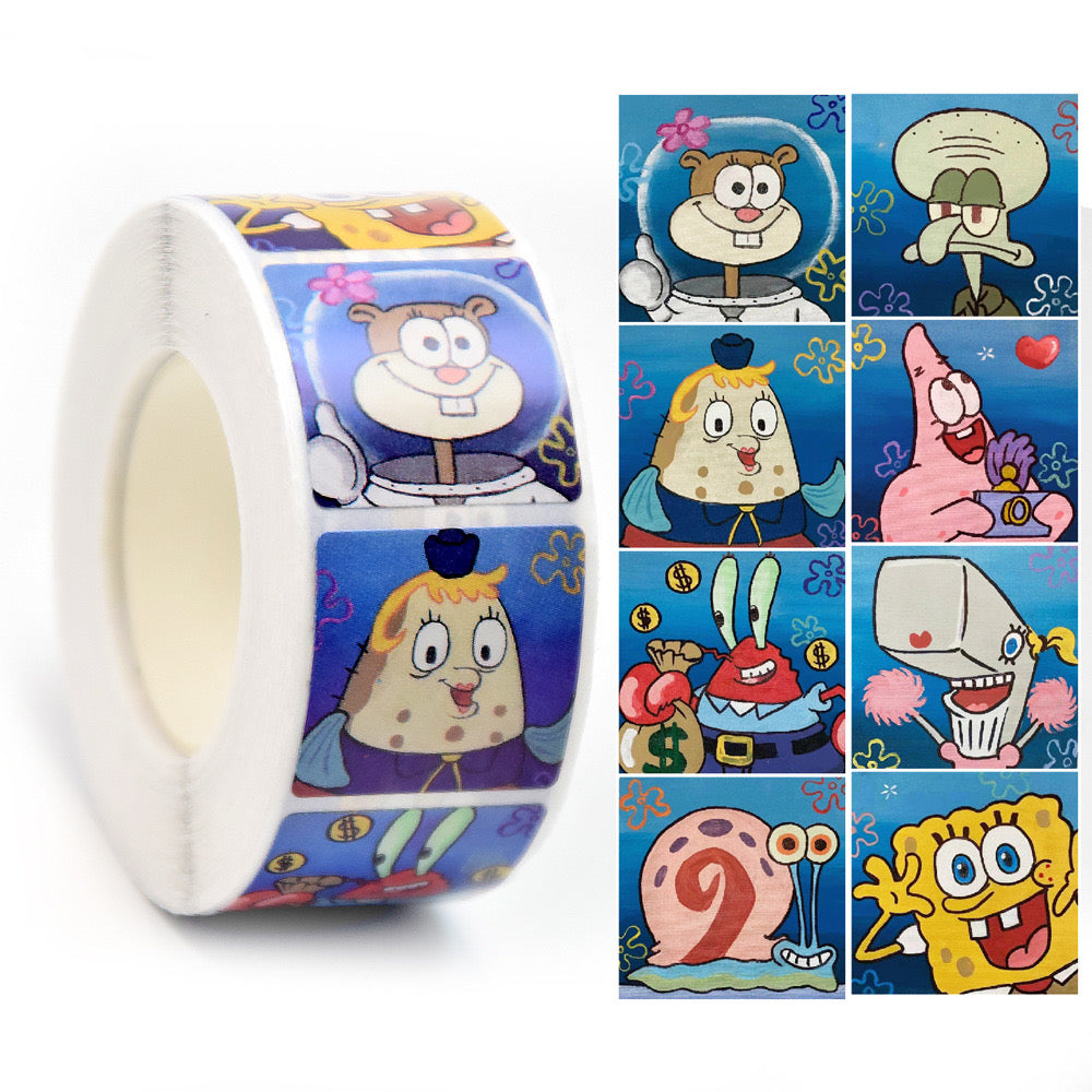 A018-Stickers【Ready stock】  SpongeBob Stickers①