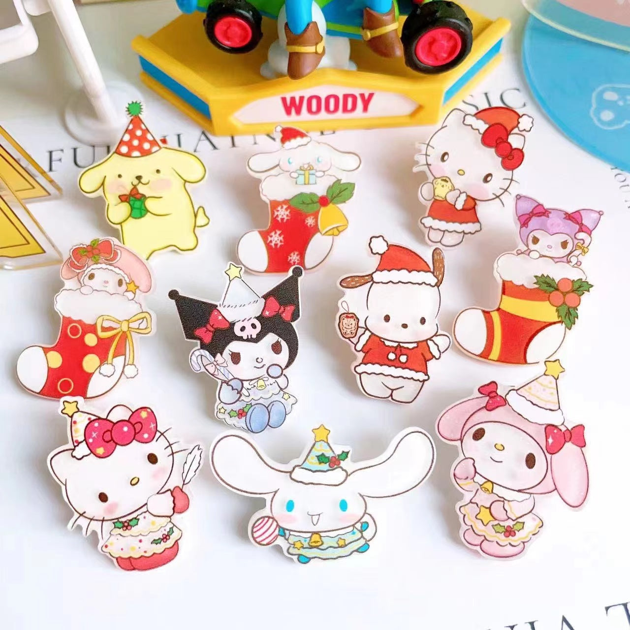 A0888 christmas san acrylic(PRE-SALE)