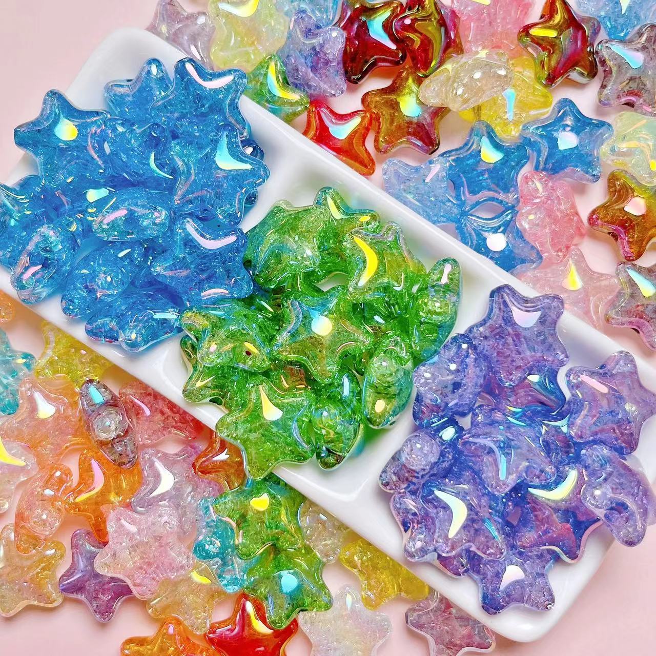 A0555 Burst Five pointed Star beads(PRE-SALE)