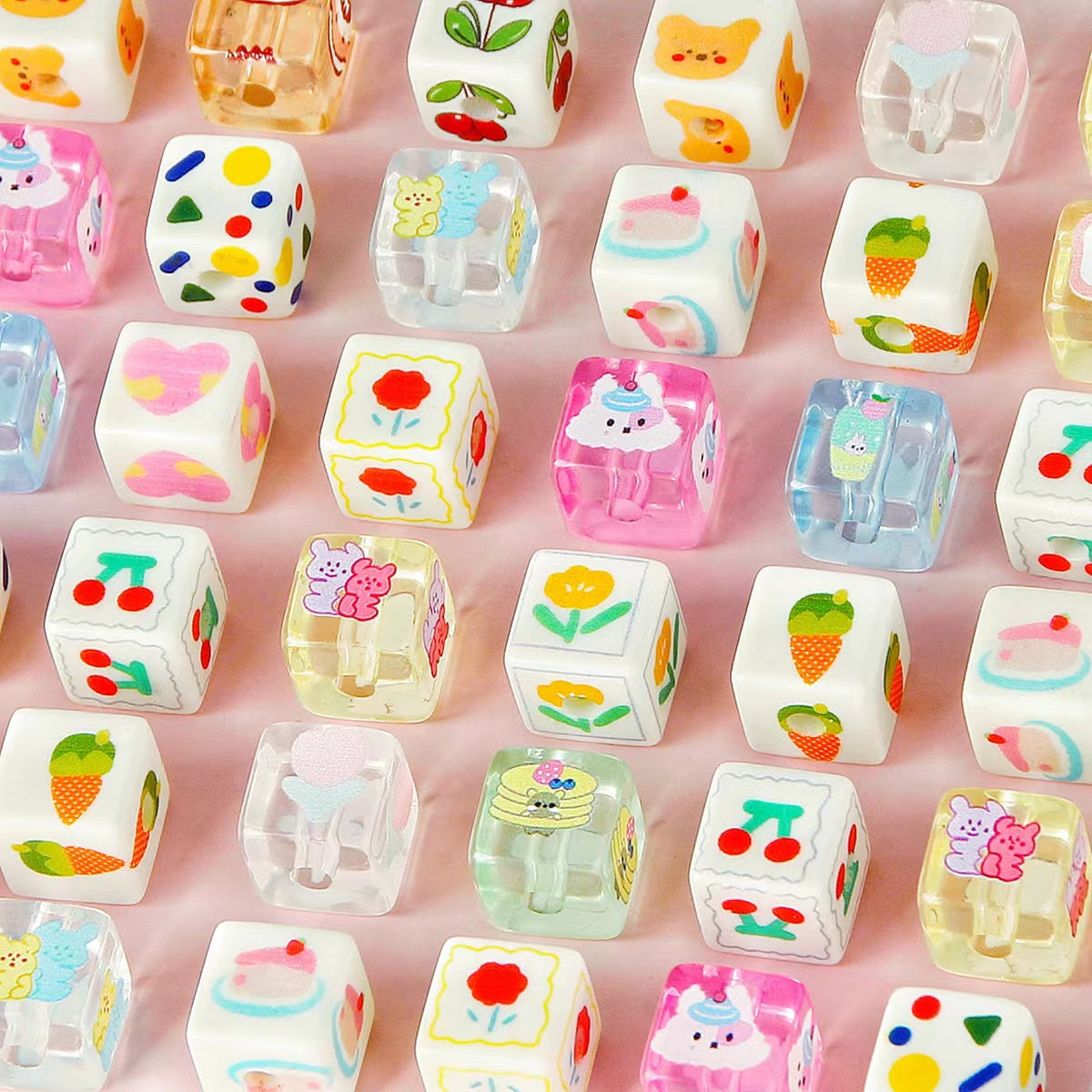 a0666 cartoon block beads(pre-sale)