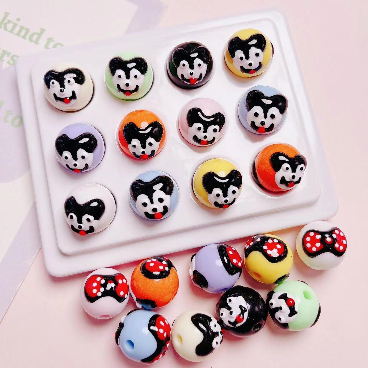 A0777 Siberian Husky beads(pre-sale)