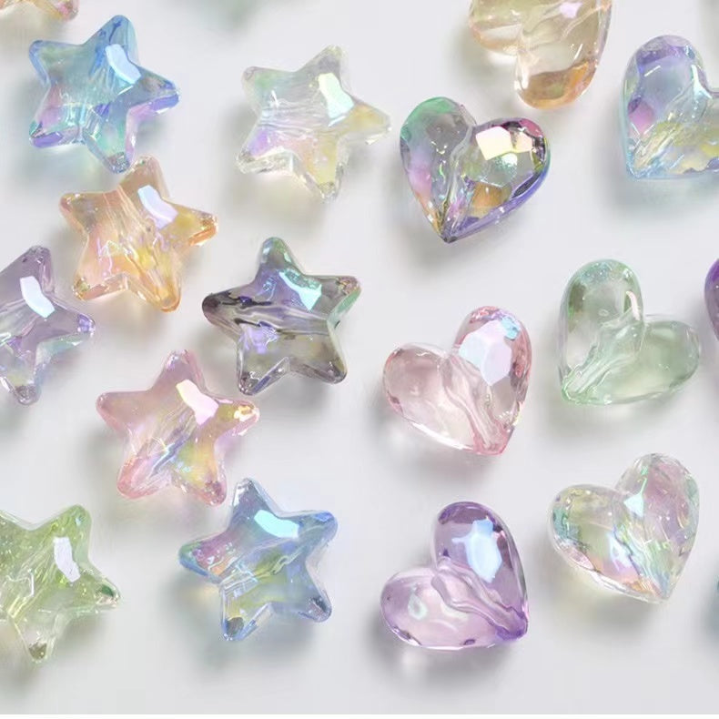 A0774 star heart beads(pre-sale)