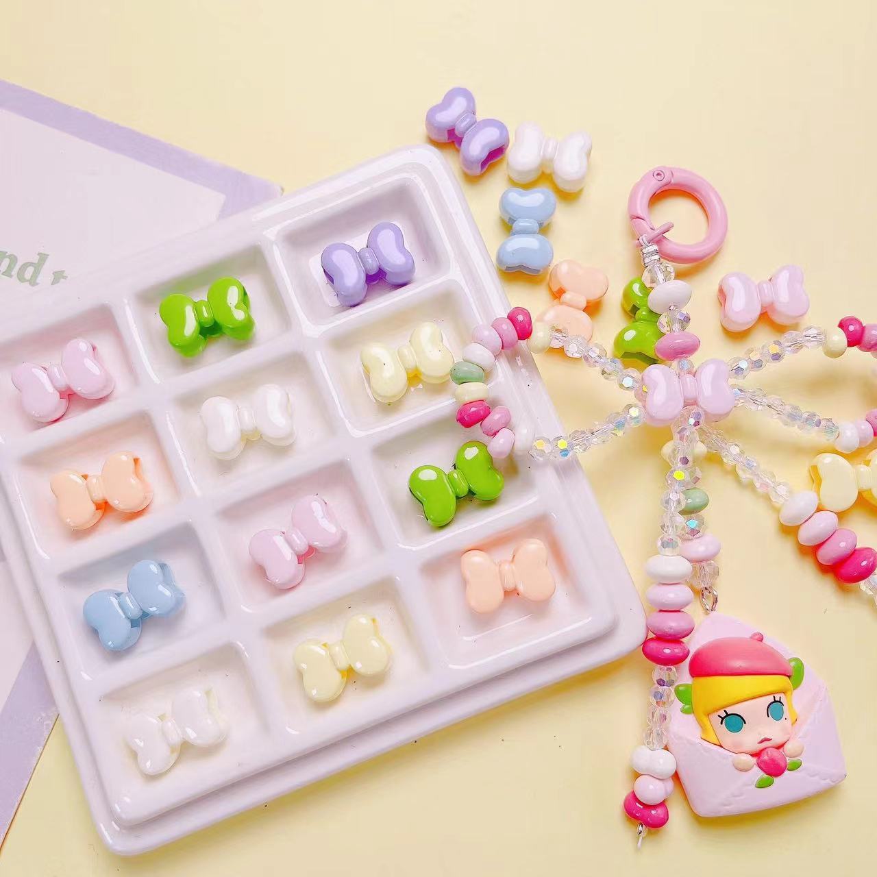 A0835 bow tie beads(pre-sale)