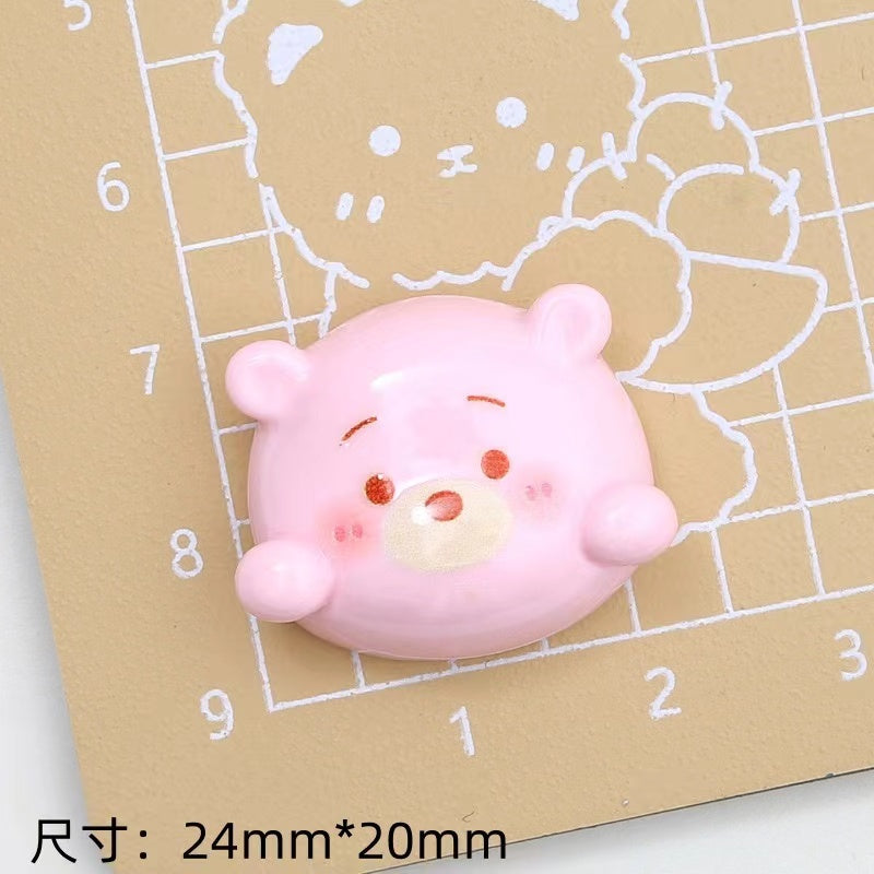 A0870 pink pooh-diy charm(pre-sale)