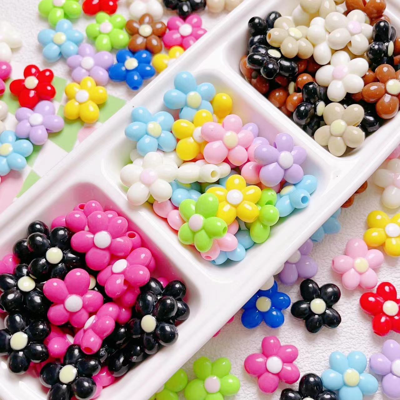 A0897 flowers beads(pre-sale)