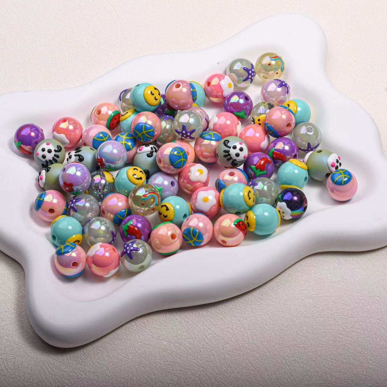 A1004 Hand drawn beads