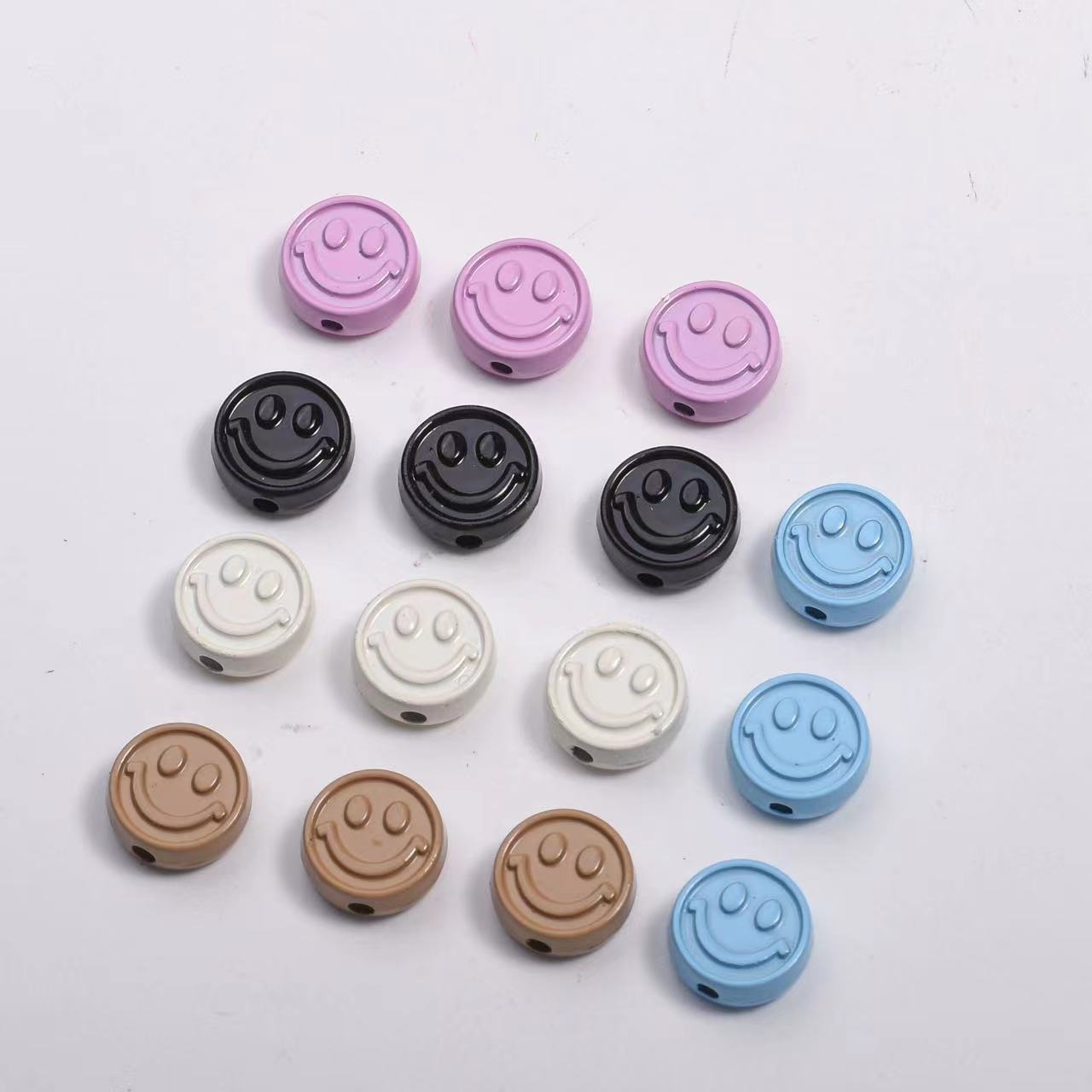 A1016 smiley face beads(pre-sale)