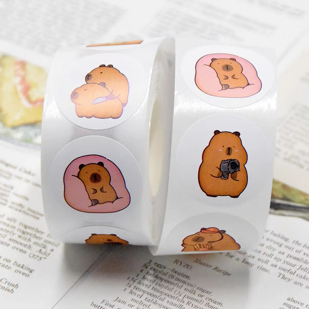 A035-Stickers【Ready stock】 capybara Sticker②