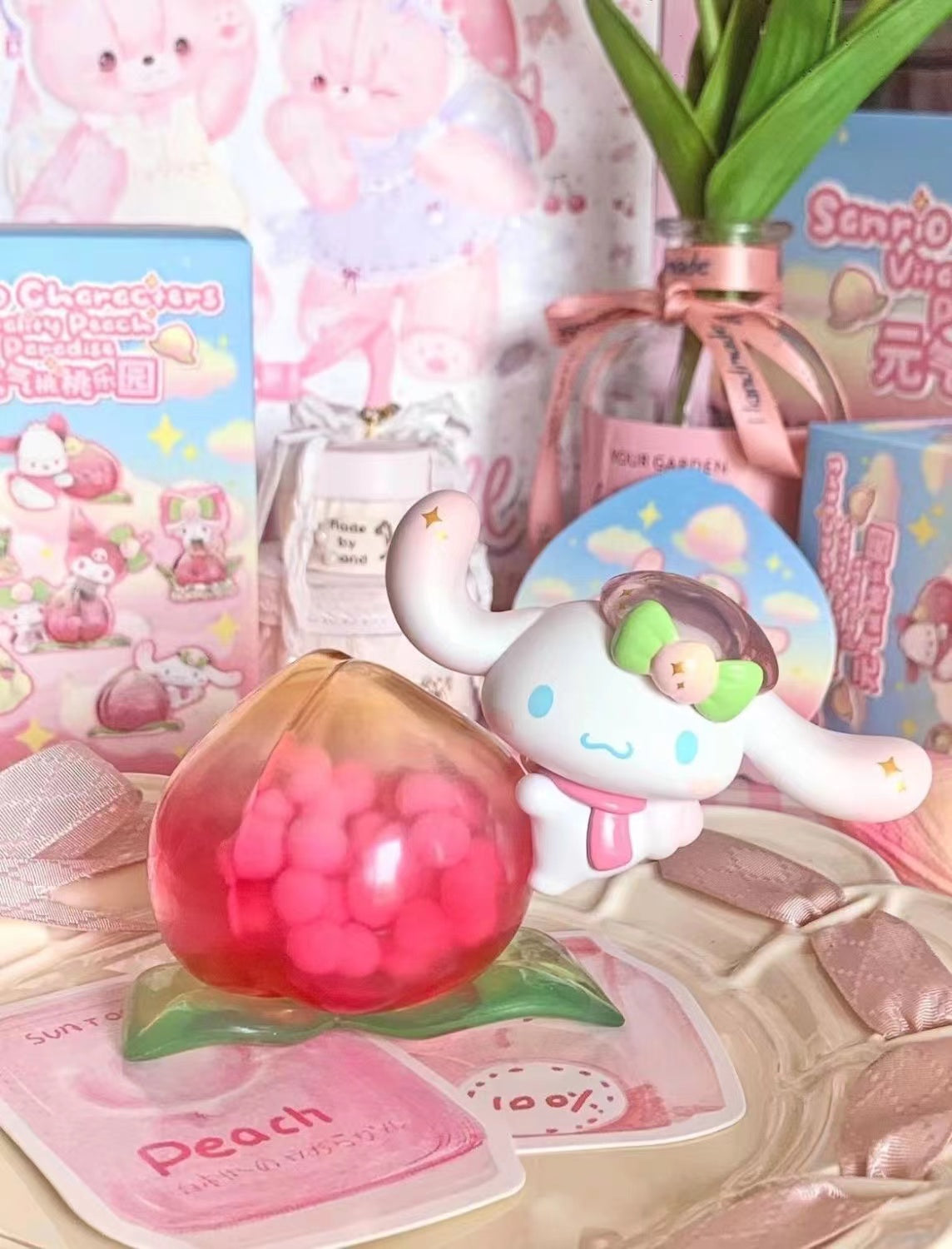 AJ085 【Ready stock】 Pink peach san Garage Kit