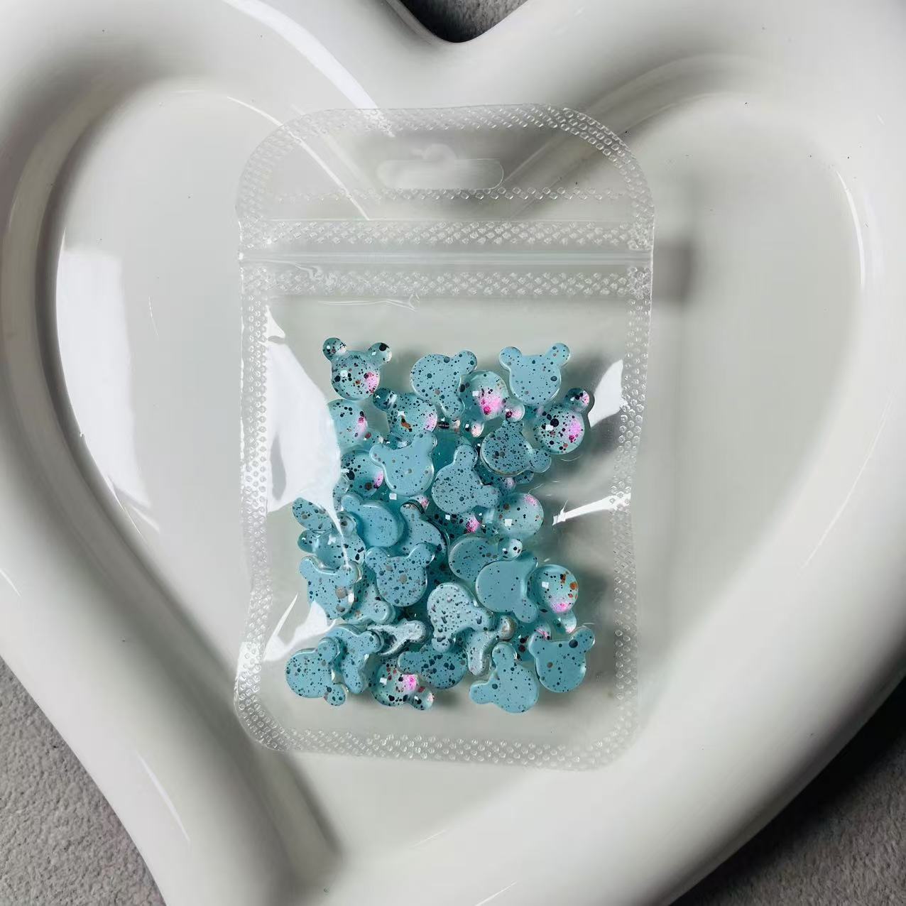 AJ103【Ready stock】Blue Mickey Head