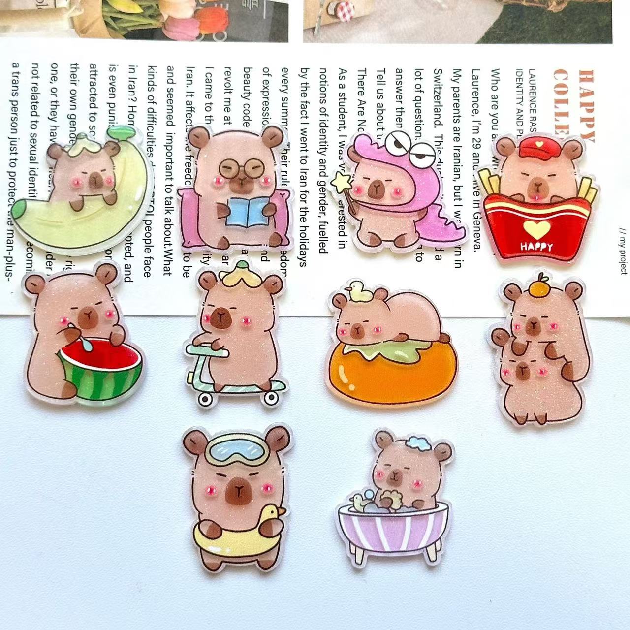 Yv010【presale】capybara acrylic
