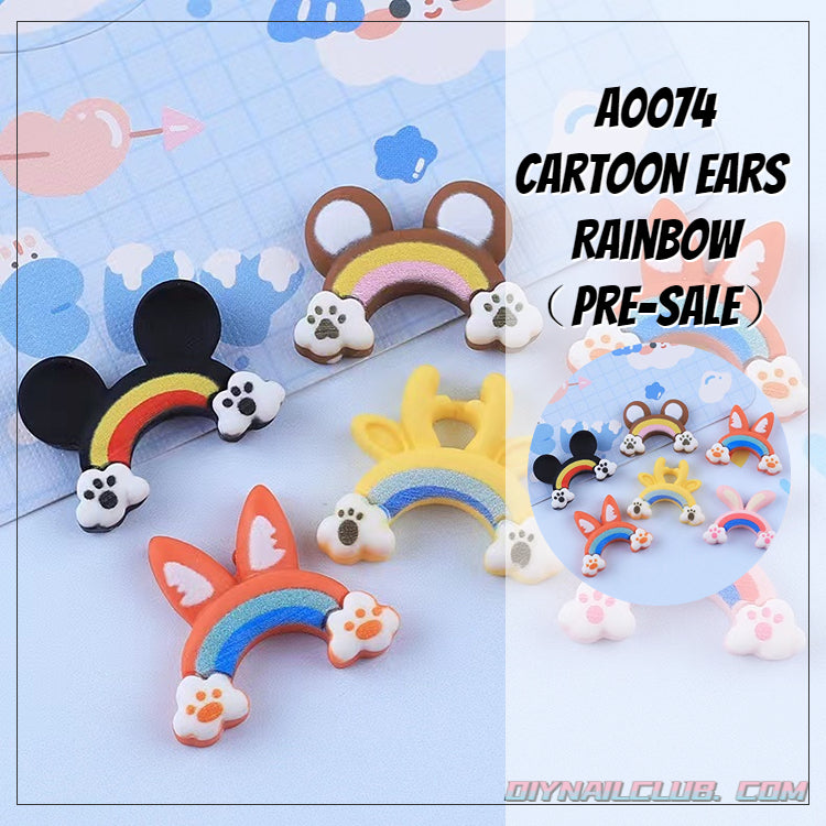 A0138 Cartoon Ears Rainbow(PRE-SALE)