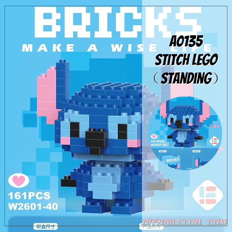 A0052 Stitch LEGO （standing）-pre sale – diynailclub