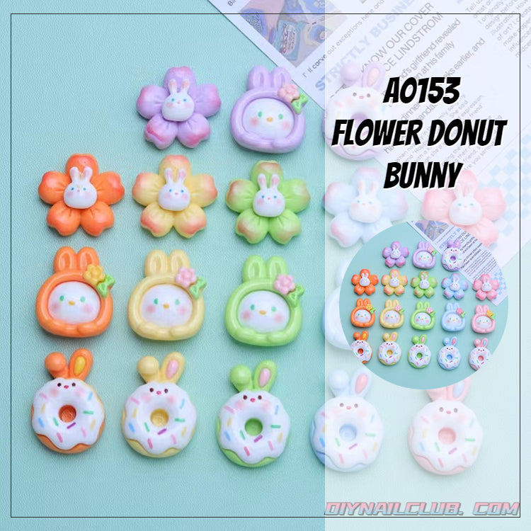 A0359 Flower Donut bunny(PRE-SALE)