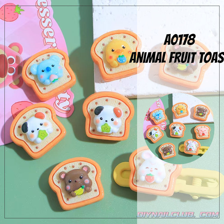 A0084 Animal fruit toast(pre-sale)