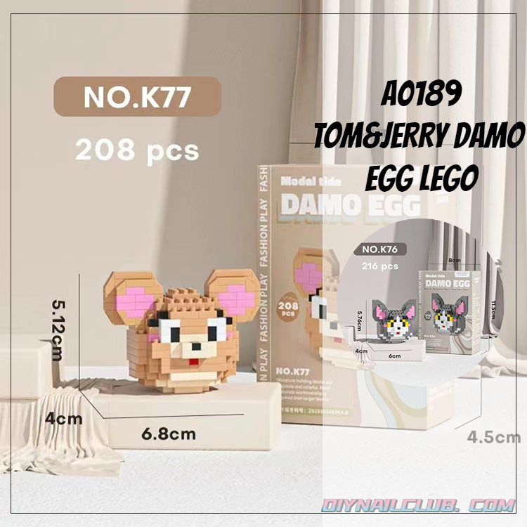 A0121 TOM&JERRY damo  egg lego(PRE-SALE)