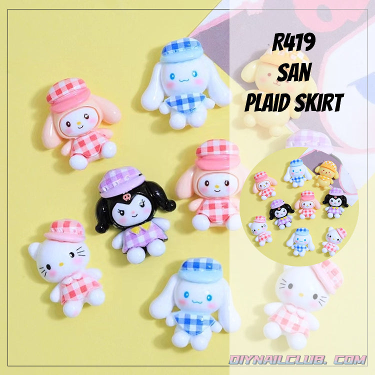 A0232 san plaid skirt(PRE-SALE)