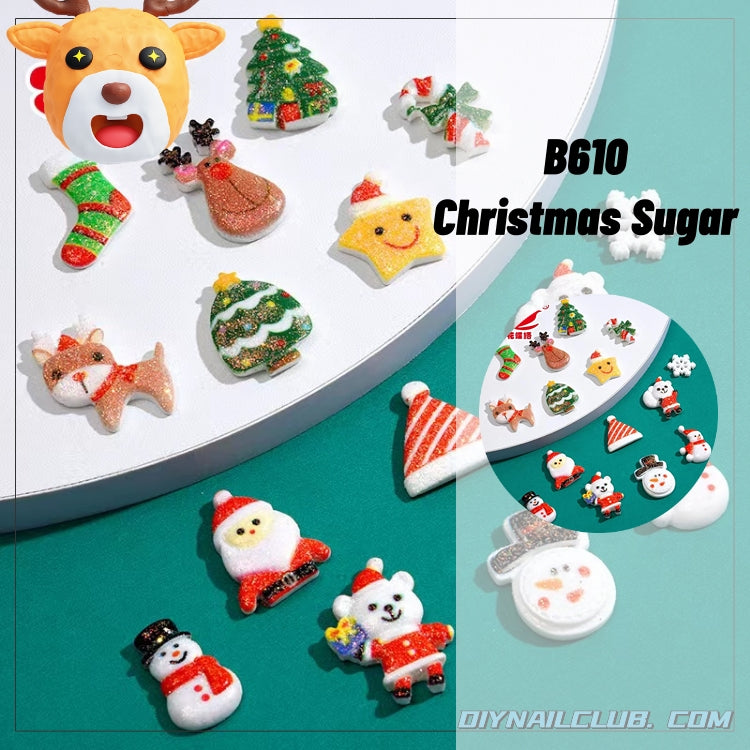 AJ072(clearance) Christmas Sugar,40PCS