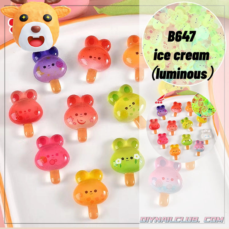 A0483 bunny ice cream (luminous)-PRESALE