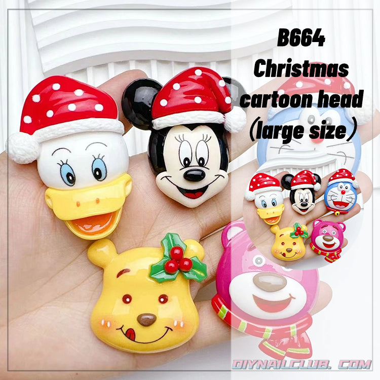 A0001【PRE-SALE】 Christmas  cartoon head  (large size)