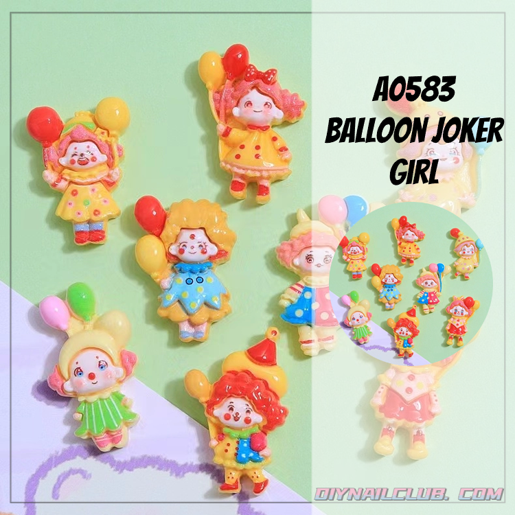 A0271 Balloon Joker Girl(pre-sale)