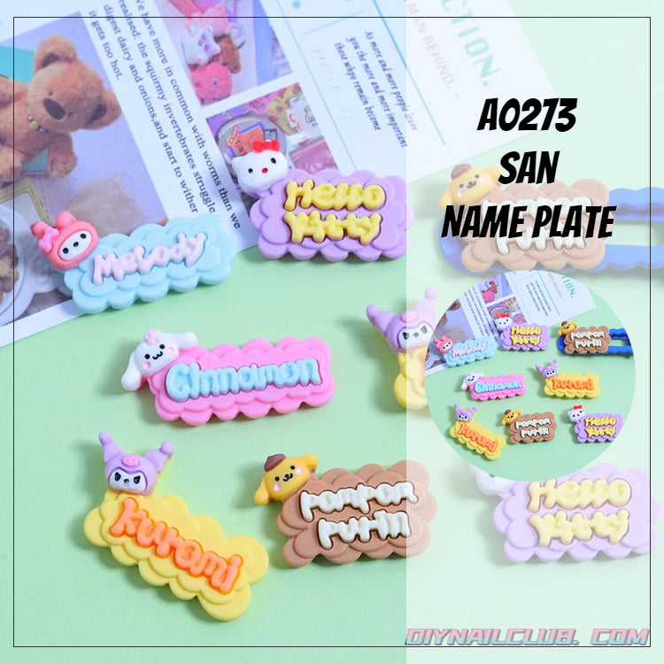 a0099 san Name plate(pre-sale)