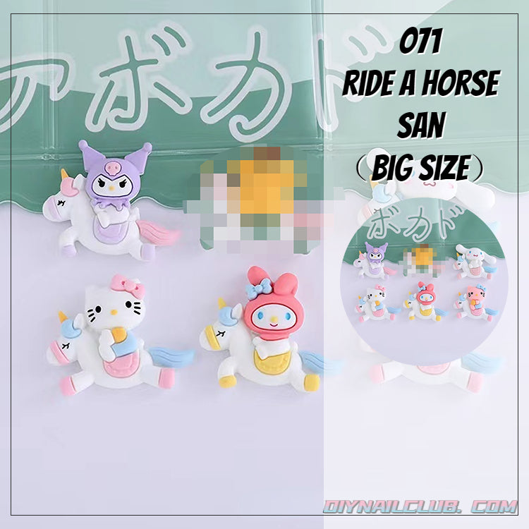 A0555 san riding unicorn (big size)