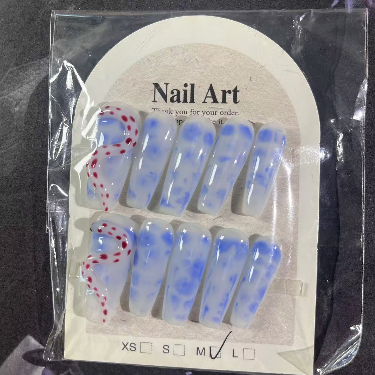 N024【Ready stock】nail charm(m code)